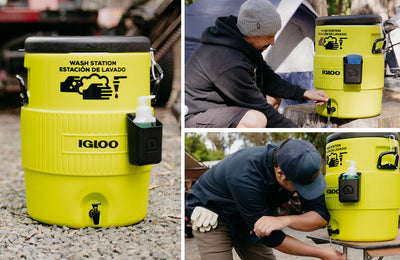 The Handwash Station: Keeping Clean at the Job Site & Campsite