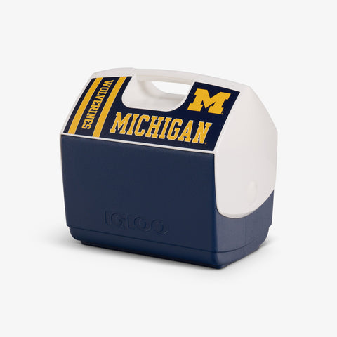 Angle View | University of Michigan™ Playmate Elite 16 Qt Cooler::::Iconic tent-top design