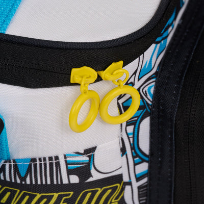 Details View | Sonic the Hedgehog Shimbun Compact Cooler Bag::::Gold Ring zipper pulls 