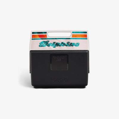 Back View | Miami Dolphins KoolTunes®::::Control panel & charging cable