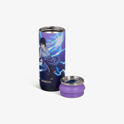 Lid Off View | NARUTO SHIPPUDEN Sasuke 16 Oz Can::::Removable lid