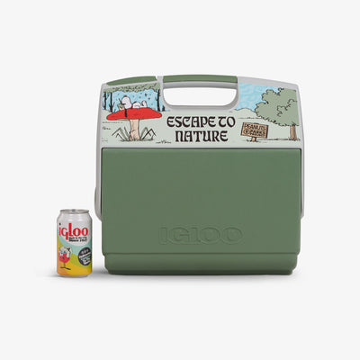 Size View | Peanuts x Parks Project Escape to Nature ECOCOOL® Playmate Elite 16 Qt Cooler::::Holds up to 30 cans