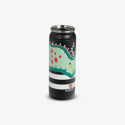 Angle View | Beetlejuice™ Sandworm 16 Oz Can::::Advanced hot & cold retention
