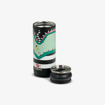 Lid Off View | Beetlejuice™ Sandworm 16 Oz Can::::Removable lid
