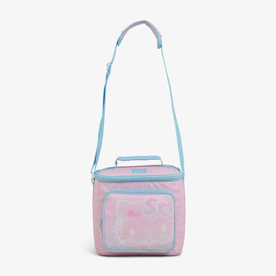 Strap View | Hello Kitty® 50th Anniversary Square Lunch Cooler Bag::::Adjustable, padded shoulder strap