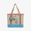 Front View | Snoopy Disco Party Dual Compartment Tote Cooler Bag