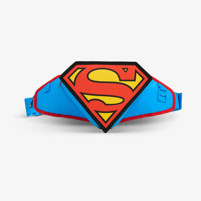 Front View | DC Super Heroes Superman™ Belt Fanny Pack Cooler::::Superman shield symbol 