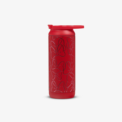 Profile View | Disney Minnie Mouse Bow 16 Oz Flip ‘n’ Sip Tumbler::::Ergonomic handle 