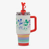 Front View | Disney Mickey Mouse Stripe 32 Oz Travel Mug