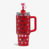 Front View | Disney Minnie Mouse Polka Dots 32 Oz Travel Mug