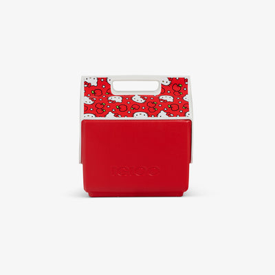 Front View | Hello Kitty® Red Apples Little Playmate 7 Qt Cooler::::Custom Hello Kitty artwork 