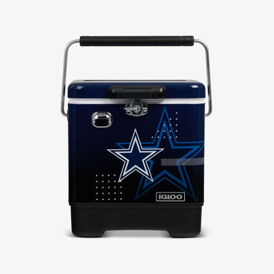 Front View | NFL Legacy 20 Qt Cooler::Cowboys::Durable steel exterior 