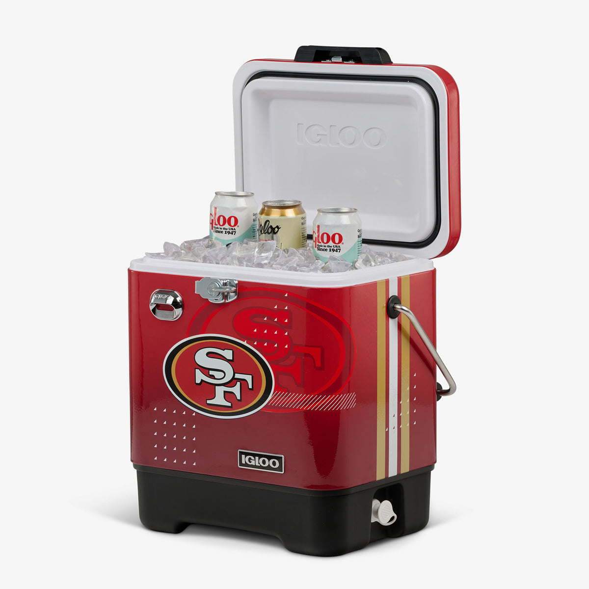 Open View | NFL Legacy 20 Qt Cooler::49ers::Advanced insulation 