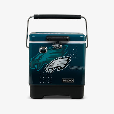 Front View | NFL Legacy 20 Qt Cooler::Eagles::Durable steel exterior 