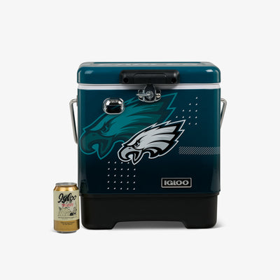 Size View | NFL Legacy 20 Qt Cooler::Eagles::Fits wine bottle(s) upright 