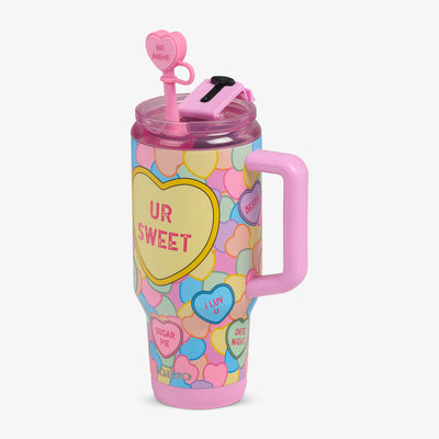 Angle View | Sweethearts® Candies 32 Oz Travel Mug::::Matte 3D print 