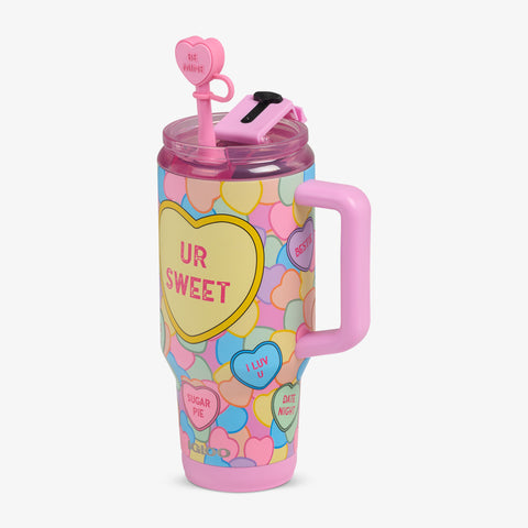 Angle View | Sweethearts® Candies 32 Oz Travel Mug::::Matte 3D print 