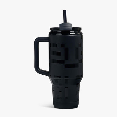 Back View | Minecraft Enderman 32 Oz Travel Mug::::Side handle
