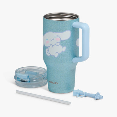 Parts View | Cinnamoroll™ 32 Oz Travel Mug::::Double-wall, vacuum-insulated 