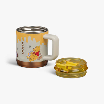Lid Off View | Disney Winnie the Pooh Hunny Pot 15 Oz Coffee Mug::::Double-wall, vacuum-insulated