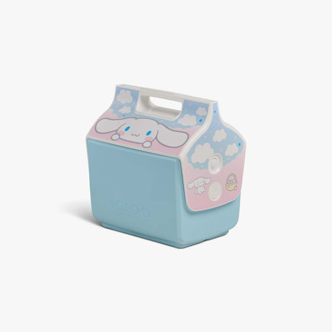 Angle View | Cinnamoroll™ Little Playmate 7 Qt Cooler::::Original side push-button 