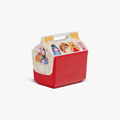 Angle View | Disney Winnie the Pooh & Pals Little Playmate 7 Qt Cooler::::Trademarked tent-top design