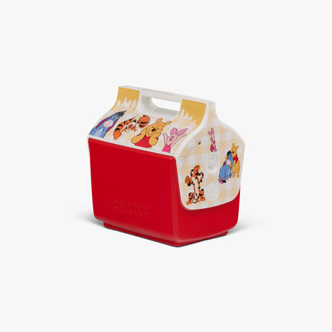 Angle View | Disney Winnie the Pooh & Pals Little Playmate 7 Qt Cooler::::Original side push-button