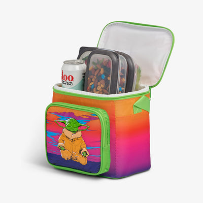 Open View | Star Wars™ Grogu Neon Square Lunch Cooler Bag::::Insulated liner