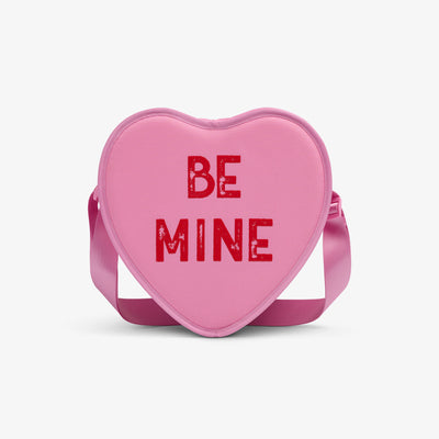 Front View | Sweethearts® Candies Be Mine Cooler Bag::::Novelty heart shape 