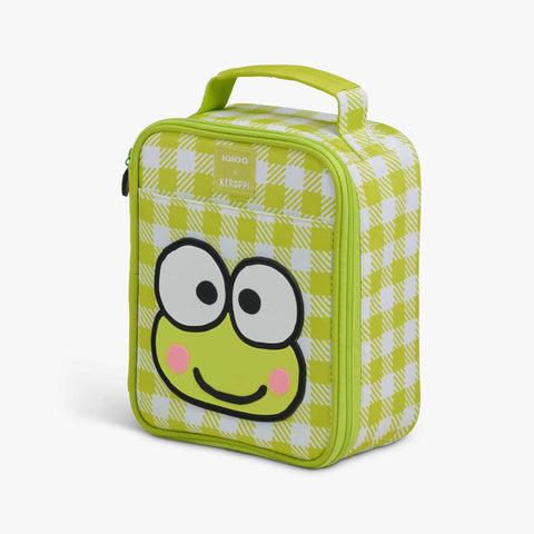 Angle View | Keroppi™ Slim Lunch Cooler Bag::::Storage pocket 