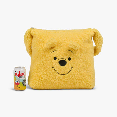 Size View | Disney Winnie the Pooh Plush Tote Cooler Bag::::Fits up to 15 cans