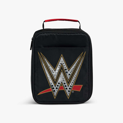 Front View | WWE Vertical Lunch Cooler Bag::::Metallic graphic 