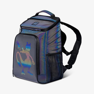 Angle View | Pokémon Mew & Mewtwo Top Grip Backpack::::Multiple storage pockets