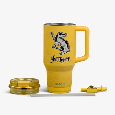 Parts View | HARRY POTTER HOGWARTS™ House 32 Oz Travel Mug::Hufflepuff::Double-wall, vacuum-insulated