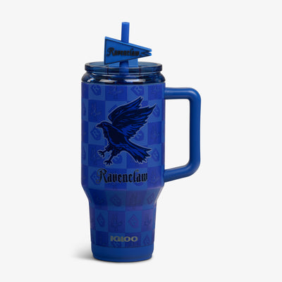 Front View | HARRY POTTER HOGWARTS™ House 32 Oz Travel Mug::Ravenclaw::Glossy house emblem