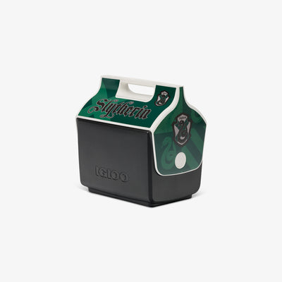 Angle View | HARRY POTTER HOGWARTS™ House Little Playmate 9 Qt Cooler::Slytherin::Original side push-button