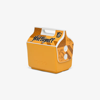 Angle View | HARRY POTTER HOGWARTS™ House Little Playmate 9 Qt Cooler::Hufflepuff::Original side push-button