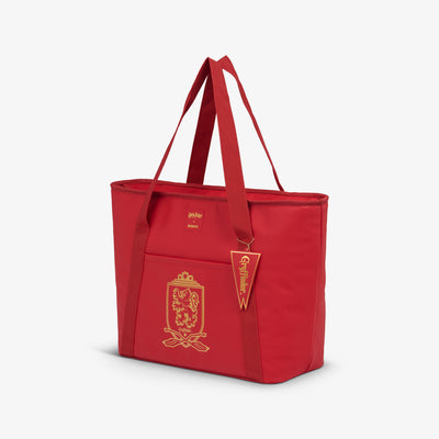 Angle View | HARRY POTTER HOGWARTS™ House 26-Can Tote Cooler::Gryffindor::Storage pocket