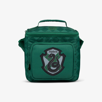 Front View | HARRY POTTER HOGWARTS™ House Square Lunch Cooler::Slytherin::House emblem screenprint