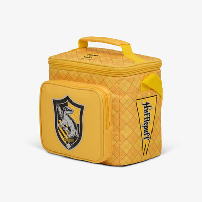 Angle View | HARRY POTTER HOGWARTS™ House Square Lunch Cooler::Hufflepuff::House flag screenprint