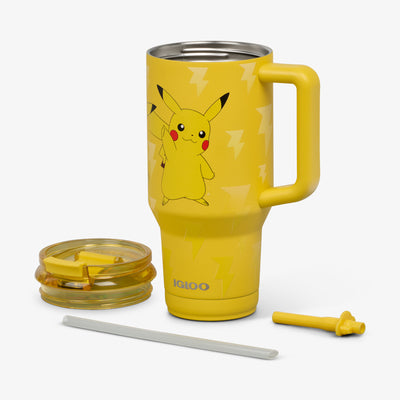 Part View | Pokémon 32 Oz Travel Mug::Pikachu::Double-wall, vacuum-insulated