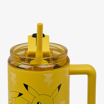 Straw View | Pokémon 32 Oz Travel Mug::Pikachu::Leak-resistant straw