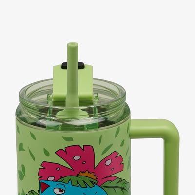 Straw View | Pokémon 32 Oz Travel Mug::Bulbasaur::Leak-resistant straw