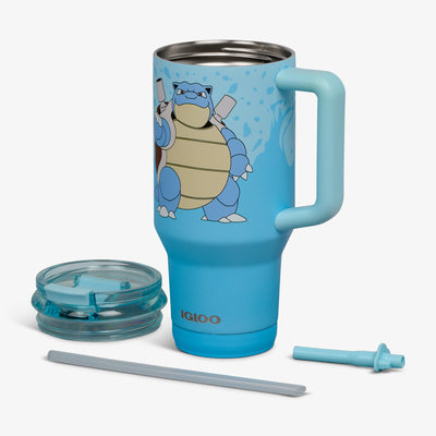 Part View | Pokémon 32 Oz Travel Mug::Squirtle::Double-wall, vacuum-insulated