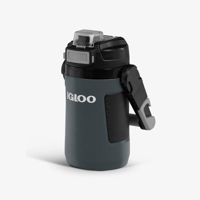 Angle View | Rival 1 Qt Jug::Tactical Gray::Sport grip touchpoints