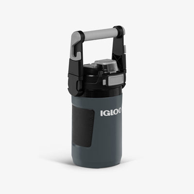 Angle View | Rival 1 Qt Jug::Tactical Gray::Fence hooks