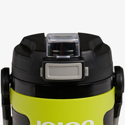 Lid Closed View | Rival Half Gallon Jug::Acid Green::Leakproof lid
