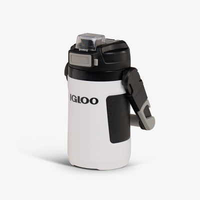Angle View | Rival 1 Qt Jug::White::Sport grip touchpoints