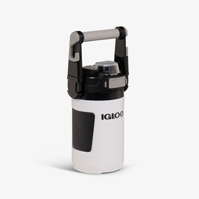 Angle View | Rival 1 Qt Jug::White::Fence hooks