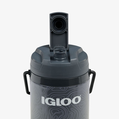 Lid Open View | Trailmate® 54 Oz Hybrid Jug::Carbonite::Twist-n-chug spout 